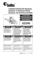 RedMax GZ380 Owners Manual