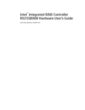 Intel RS25SB008 Hardware User's Guide