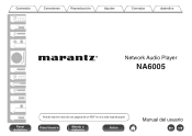 Marantz NA6005 NA6005 Owner Manual - Spanish