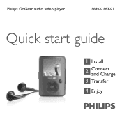 Philips SA3021 Quick start guide