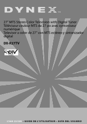 Dynex DX-R27TV User Manual (English)