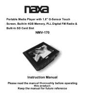 Naxa NM-145A NM-145 English Manual