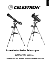 Celestron AstroMaster 70EQ Telescope AstroMaster Manual (70EQ, 76EQ, 114EQ)