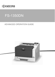 Kyocera FS-1350DN FS-1350DN Operation Guide Rev-1 (Advanced)