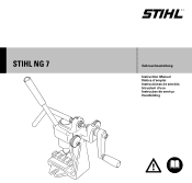 Stihl NG 7 Bench Chain Breaker and Rivet Spinner Instruction Manual