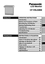 Panasonic CFVDL02BM CFVDL02BM User Guide