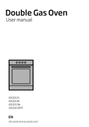 Beko XDVG674 Owners Manual