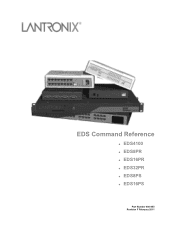 Lantronix EDS4100 EDS - Command Reference