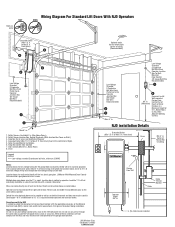 LiftMaster 8500W Wiring Diagram For Standard Lift Doors With RJO Operators