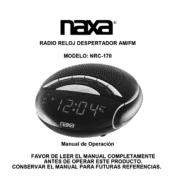 Naxa NRC-170 NRC-170 Spanish Manual