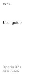 Sony Xperia XZs Help Guide