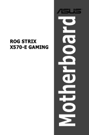 Asus ROG Strix X570-E Gaming Users Manual English