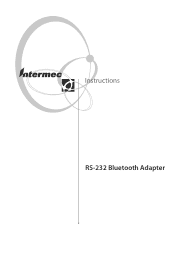 Intermec SF51 RS-232 Bluetooth Adapter Instructions