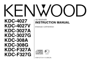Kenwood KDC-4027V User Manual