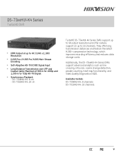 Hikvision DS-7308HUI-K4 Data Sheet