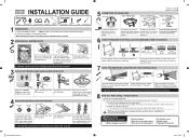 Samsung WF433BTGJWR/A1 Quick Guide Easy Manual Ver.1.0 (English, French, Spanish)