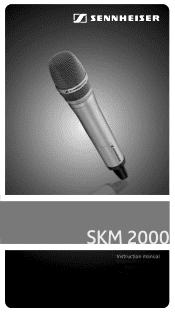 Sennheiser SKM 2000 Instructions for use