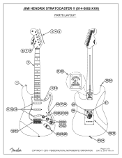 Fender Jimi Hendrix Stratocaster Fender Jimi Hendrix Stratocaster Service Manual