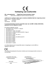 LevelOne PLI-4052 EU Declaration of Conformity