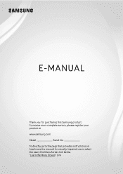 Samsung UN40N5200AFXZA User Manual