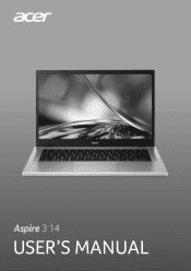 Acer Aspire 3 Spin 14 User Manual