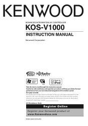 Kenwood KOS-V1000 User Manual 2