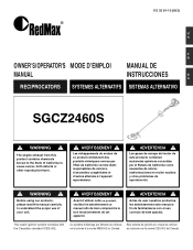 RedMax SGCZ2460S Owners Manual