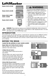 LiftMaster 61LM Instructions - English French