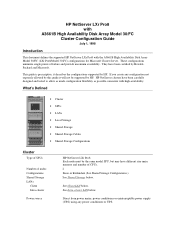 HP D7171A HP Netserver LXr Pro8 Config Guide  for Windows NT4.0 Clusters