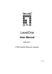 LevelOne USB-0401 Manual