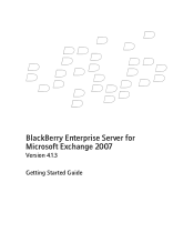 Blackberry PRD-10459-016 Getting Started Guide