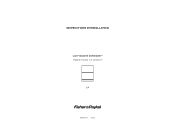 Fisher and Paykel DD24DTI7 BOOK INSTL DD24D PH7 US CA FR (French)