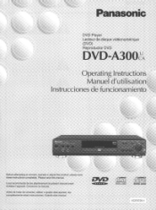 Panasonic DVDA300 DVDA300 User Guide