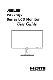 Asus ProArt Display PA278QV PA278QV Series User Guide