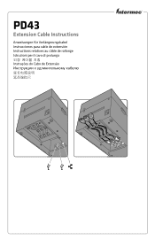 Intermec PD43/PD43c PD43 Extension Cable Instructions