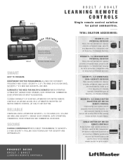 LiftMaster 894LT 892LT Product Guide English