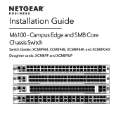 Netgear M6100-44G3-POE Installation Guide