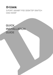 D-Link DGS-1005P Quick Install Guide