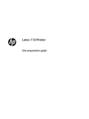 HP Latex 110 Site preparation guide