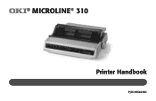 Oki ML310 OKI MICROLINE 310 Printer Handbook