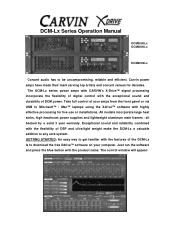 Carvin DCM2004LX DCM-Lx Product Manual