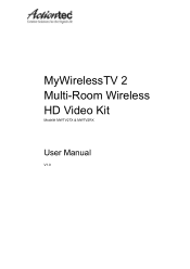Actiontec MyWirelessTV2 Wireless HD Video Kit User Manual