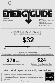 Miele G 4975 SCVi SF Energy Guide