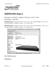 Lantronix SISPM1040-3166-L CLI Reference Guide Rev G PDF 2.18 MB