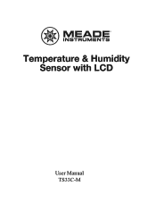 Meade TS33C-M User Manual