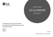 LG 29WP60G-B Owners Manual