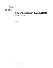 3Com 3CNJ220-CRM User Manual