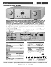 Marantz PM-15S1 PM-15S1 Spec Sheet