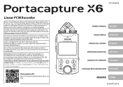 TASCAM Portacapture X6 Owners Manual