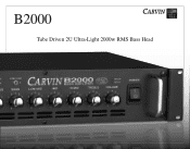 Carvin B2000 B2000 Product Manual